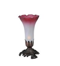Luma-Spec Lighting 15653 - 8"H Pink/White Pond Lily Accent Lamp