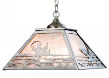 Luma-Spec Lighting 15674 - 16"Sq Fly Fishing Creek Pendant
