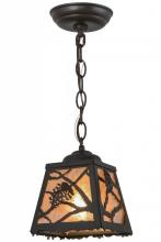 Luma-Spec Lighting 157564 - 6"Sq Spruce Pine Mini Pendant