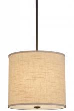Luma-Spec Lighting 158218 - 12"W Cilindro Beige Textrene Pendant