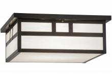 Luma-Spec Lighting 158340 - 22"Sq Double Bar Mission Flushmount