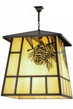 Luma-Spec Lighting 158489 - 30"Sq Winter Pine Pendant