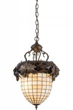 Luma-Spec Lighting 158682 - 14"W Greenbriar Oak Inverted Pendant