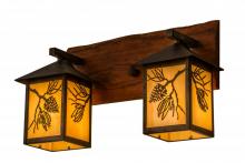 Luma-Spec Lighting 158775 - 20"W Balsam Pine 2 LT Wall Sconce