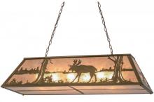 Luma-Spec Lighting 159030 - 48"L Moose at Lake Oblong Pendant