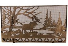 Luma-Spec Lighting 160770 - 63"W X 35"H Moose Creek Fireplace Screen