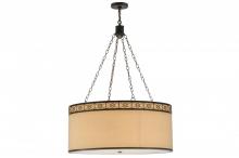 Luma-Spec Lighting 161029 - 36"W Cilindro Circle X Textrene Pendant