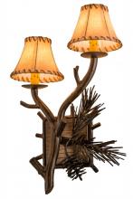 Luma-Spec Lighting 161368 - 12" Wide Lone Pine 2 Light Left Wall Sconce