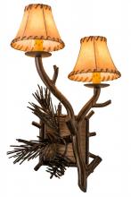 Luma-Spec Lighting 161370 - 12" Wide Lone Pine 2 Light Right Wall Sconce