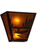 Luma-Spec Lighting 161611 - 13"W Canoe At Lake Wall Sconce