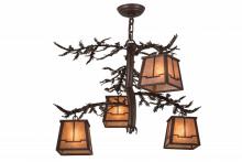 Luma-Spec Lighting 161741 - 28"W Pine Branch Valley View 4 LT Chandelier