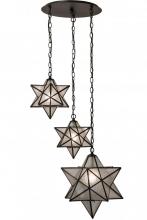 Luma-Spec Lighting 162799 - 26" Wide Moravian Star 3 LT Cascading Pendant