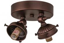 Luma-Spec Lighting 162993 - 5" Wide Mahogany Bronze 2 LT Flushmount Hardware