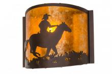 Luma-Spec Lighting 163112 - 12" Wide Cowboy Wall Sconce