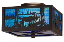 Luma-Spec Lighting 163243 - 10" Square Moose at Lake Flushmount