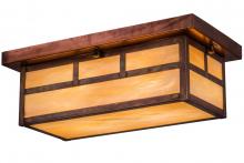Luma-Spec Lighting 163423 - 16"L Double Bar Mission Oblong Flushmount