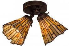 Luma-Spec Lighting 163434 - 10-15"W Delta Jadestone 2 LT Flushmount
