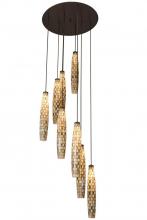 Luma-Spec Lighting 163901 - 48" Wide Checkers 8 Light Cascading Pendant
