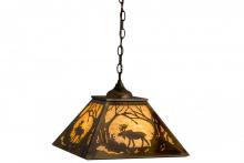 Luma-Spec Lighting 164023 - 16"Sq Moose at Dawn Pendant