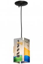 Luma-Spec Lighting 164112 - 7"W Metro Fusion Lighthouse Quadrato Mini Pendant