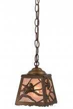 Luma-Spec Lighting 164758 - 6"Sq Spruce Pine Mini Pendant