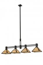 Luma-Spec Lighting 164837 - 64"Long "T" Mission 4 Light Island Pendant