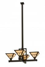 Luma-Spec Lighting 164847 - 42"Sq "T" Mission 4 LT Inverted Pendant