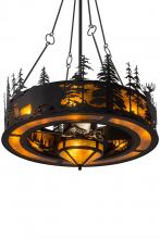 Luma-Spec Lighting 164971 - 45"W Tall Pines Wildlife Chandel-Air