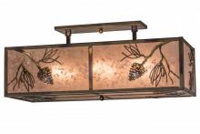 Luma-Spec Lighting 164985 - 36"L Balsam Pine Oblong Flushmount