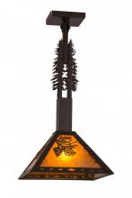 Luma-Spec Lighting 165542 - 12" Square Winter Pine Tall Pines Pendant