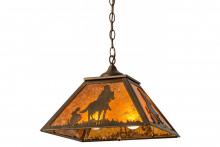 Luma-Spec Lighting 165808 - 16"Sq Cowboy Pendant