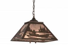 Luma-Spec Lighting 166329 - 16"Sq Canoe At Lake Pendant