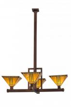 Luma-Spec Lighting 166979 - 47"W Prairie Corn 4 LT Inverted Pendant