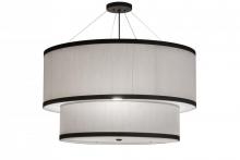 Luma-Spec Lighting 167053 - 36"W Cilindro 2 Tier Textrene Pendant