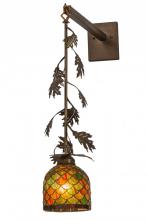 Luma-Spec Lighting 167468 - 6" Wide Oak Leaf & Acorn Hanging Wall Sconce
