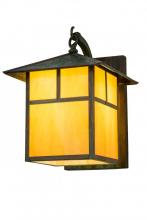 Luma-Spec Lighting 167896 - 12"W Seneca "T" Mission Curved Arm Hanging Wall Sconce