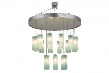 Luma-Spec Lighting 168262 - 48" Wide Metro 18 LT Murano Cascading Pendant