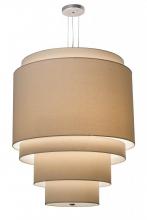 Luma-Spec Lighting 168312 - 31"W Cilindro 5 Tier Textrene Pendant