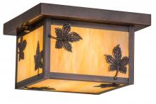 Luma-Spec Lighting 168726 - 10"Sq Hyde Park Maple Leaf Flushmount