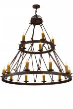 Luma-Spec Lighting 169258 - 54" Wide Lakeshore 15 Light Two Tier Chandelier