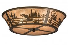 Luma-Spec Lighting 169329 - 22"W Fly Fishing Creek Flushmount