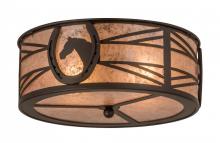 Luma-Spec Lighting 169866 - 16"W Horseshoe Flushmount