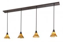 Luma-Spec Lighting 169958 - 74"L Delta Jadestone 4 LT Island Pendant