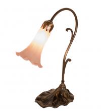 Luma-Spec Lighting 17022 - 15" High Pink Tiffany Pond Lily Accent Lamp