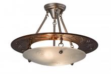 Luma-Spec Lighting 170820 - 20"W Metro Super Nova Semi-Flushmount