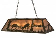 Luma-Spec Lighting 171294 - 48" Long Battling Bucks Oblong Pendant