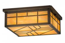 Luma-Spec Lighting 171754 - 13" Square Santa Fe Flushmount