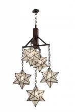 Luma-Spec Lighting 171780 - 30"W Moravian Star 5 LT Chandelier