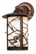Luma-Spec Lighting 172124 - 8"W Fulton Alpine Solid Mount Wall Sconce