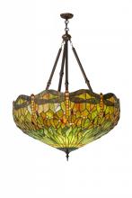 Luma-Spec Lighting 172706 - 38"W Tiffany Hanginghead Dragonfly Inverted Pendant